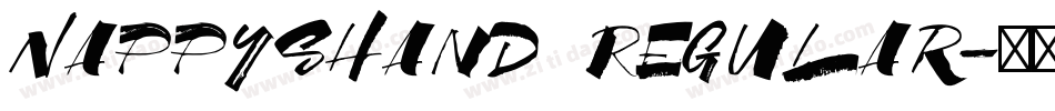 NappysHand Regular字体转换